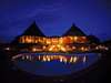 Ngorongoro Sopa Lodge - Logde at night 